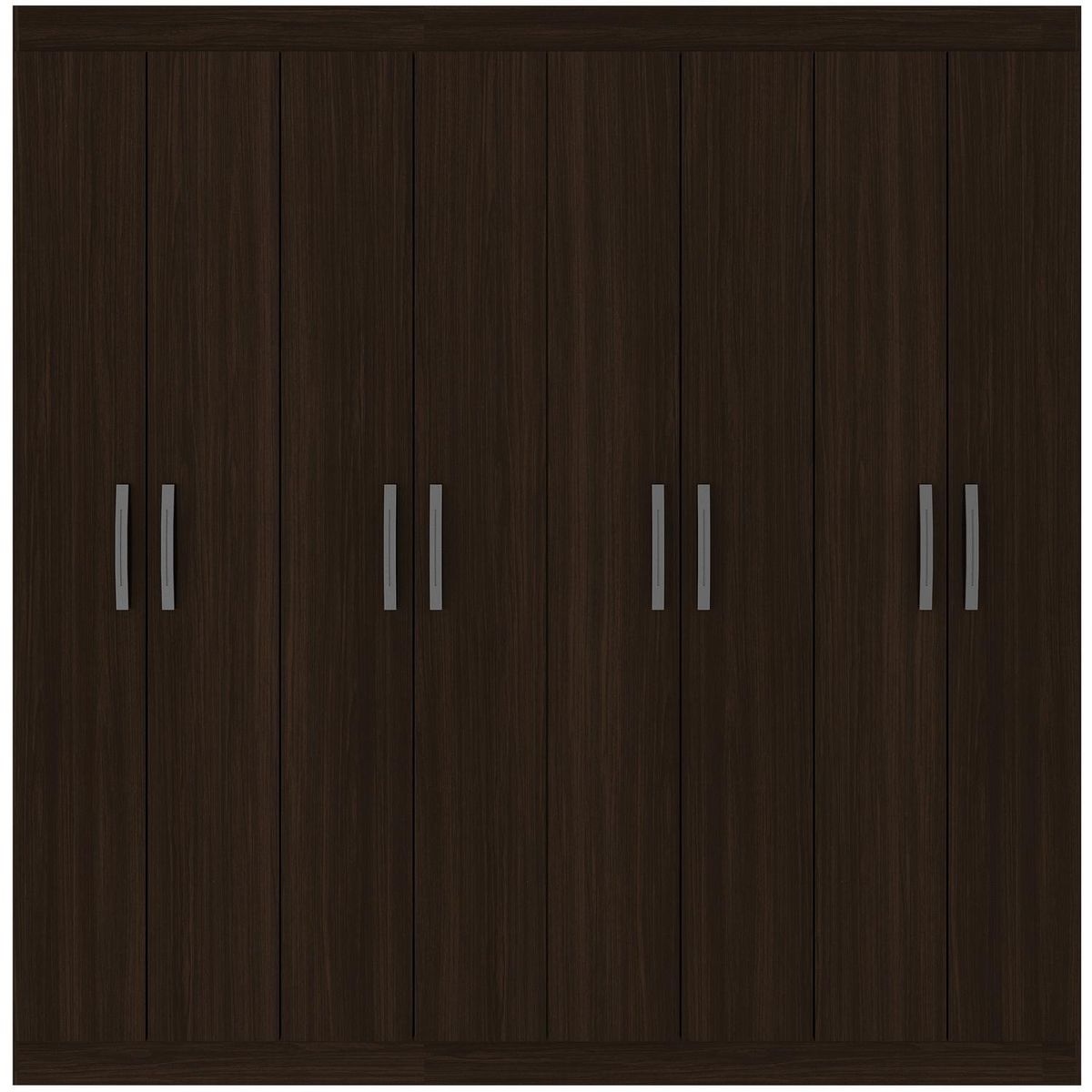 EXIT - Clóset 8 Puerta(s) 5 Repisa(s) 40xx198 cm Tabaco