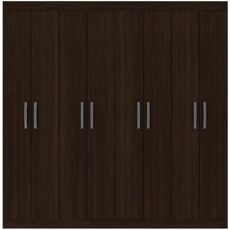 EXIT - Clóset 8 Puerta(s) 5 Repisa(s) 40xx198 cm Tabaco