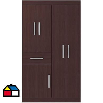 Closet  5 puertas caoba