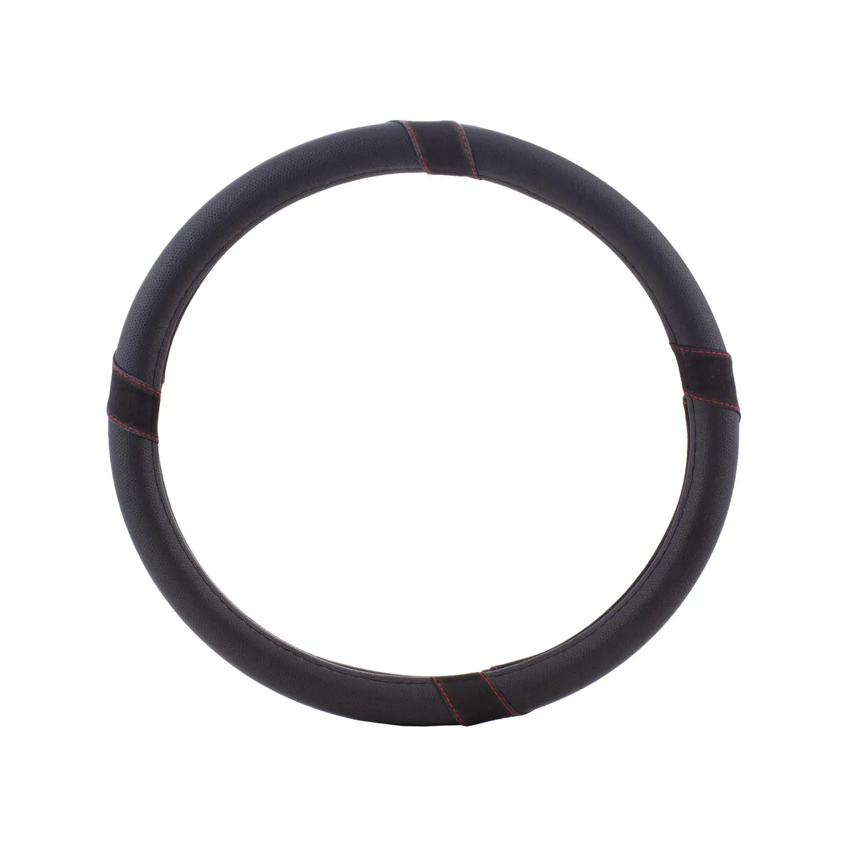 SPARCO - Cubrevolante 38 cm Negro/Rojo