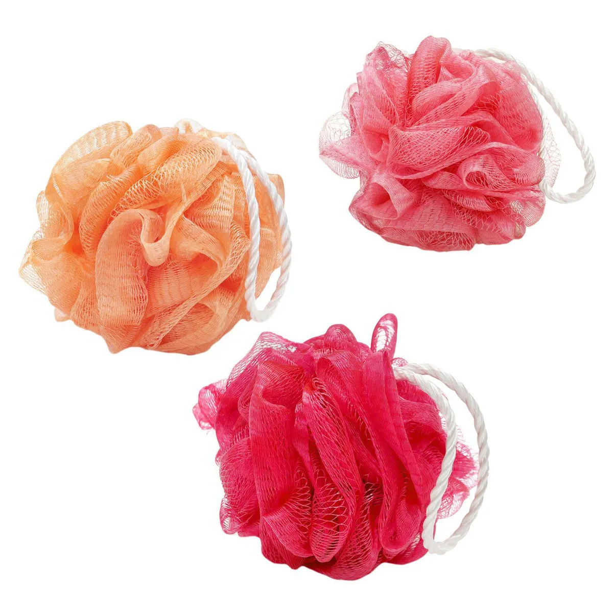 CASA BONITA - Set 3 esponjas tonos rosados