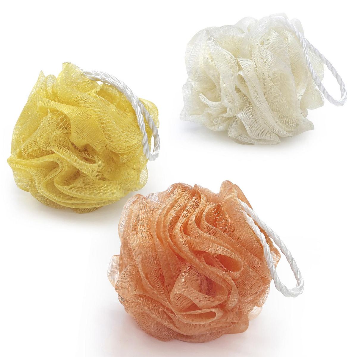 CASA BONITA - Set 3 esponjas tonos naranjos