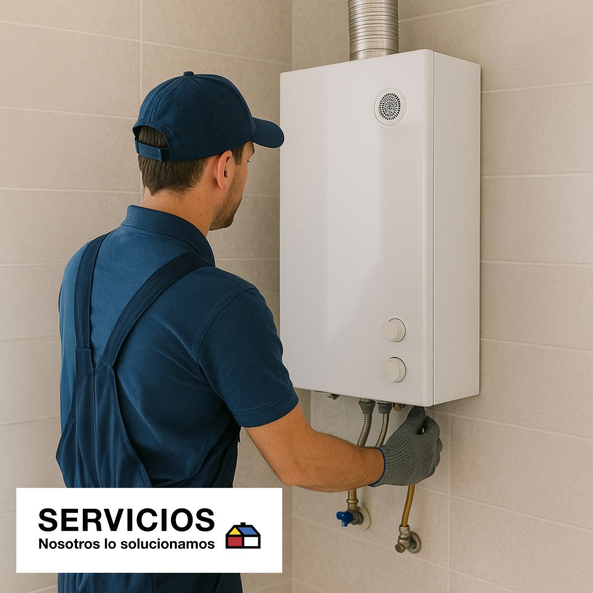 SERVICIOS HOGAR - Instalación Calefon Tiro Natural