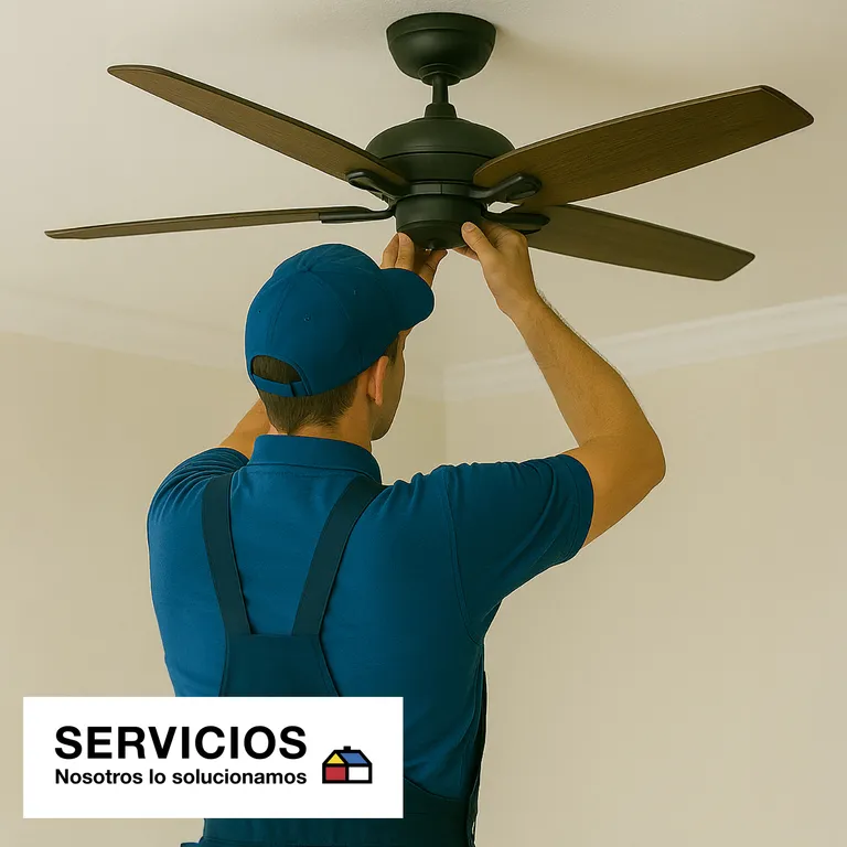 SERVICIOS HOGAR Instalación de Ventilador de Techo