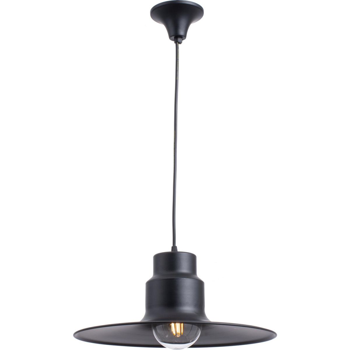 LAMPARAS MANQUEHUE - Lámpara Colgante Metal Negro