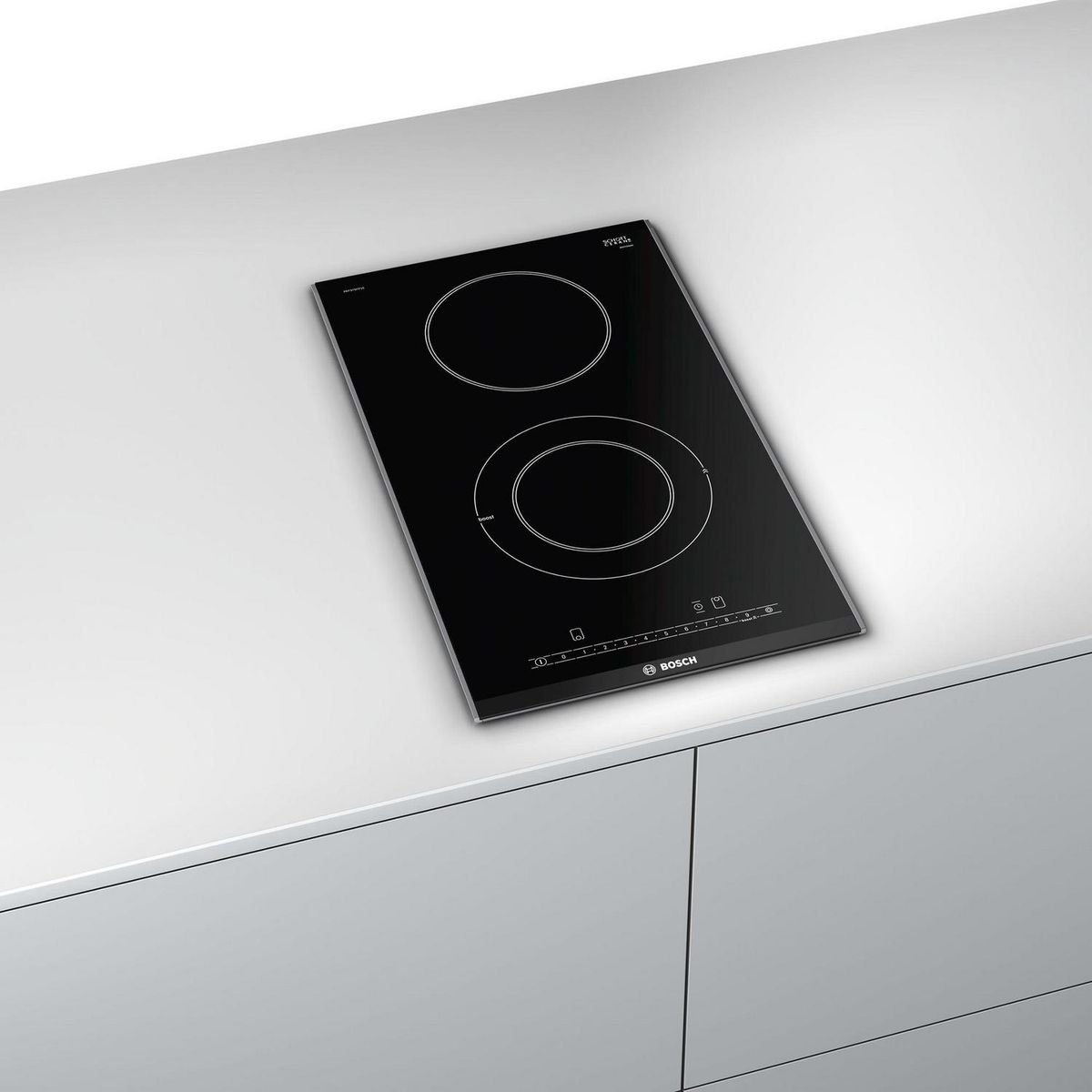 BOSCH - Encimera Vitrocerámica 2 Platos PKF375FP1E