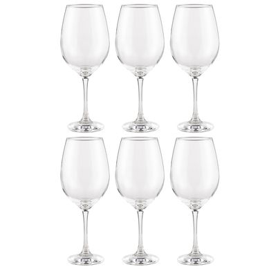 Set 6 copas vino Transparente.