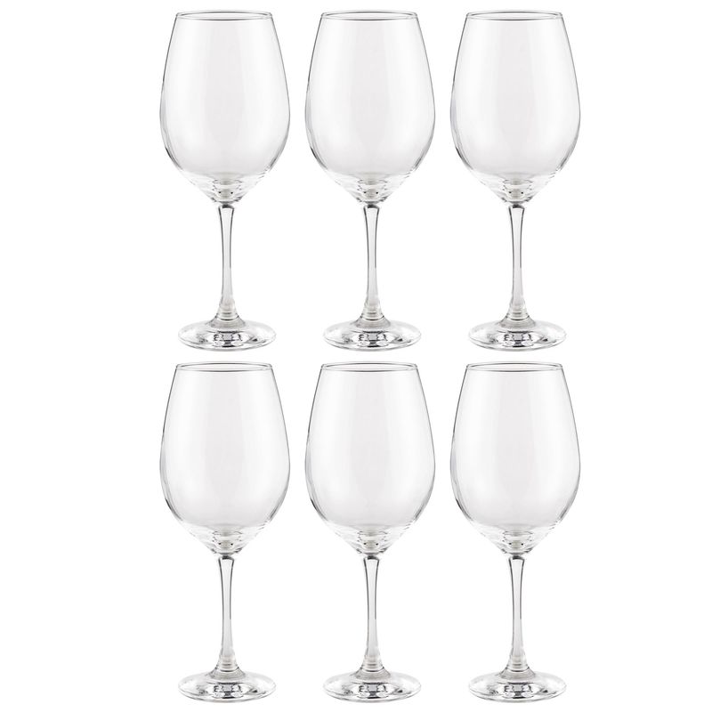 NADIR - Set 6 copas vino Transparente