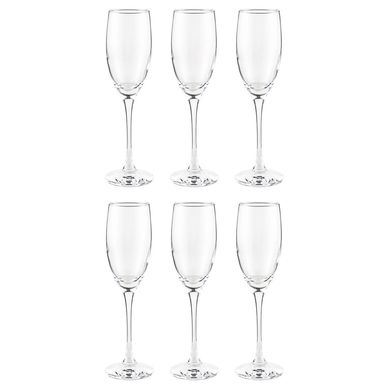 Set de 6 Copas Champaa 190 ml.