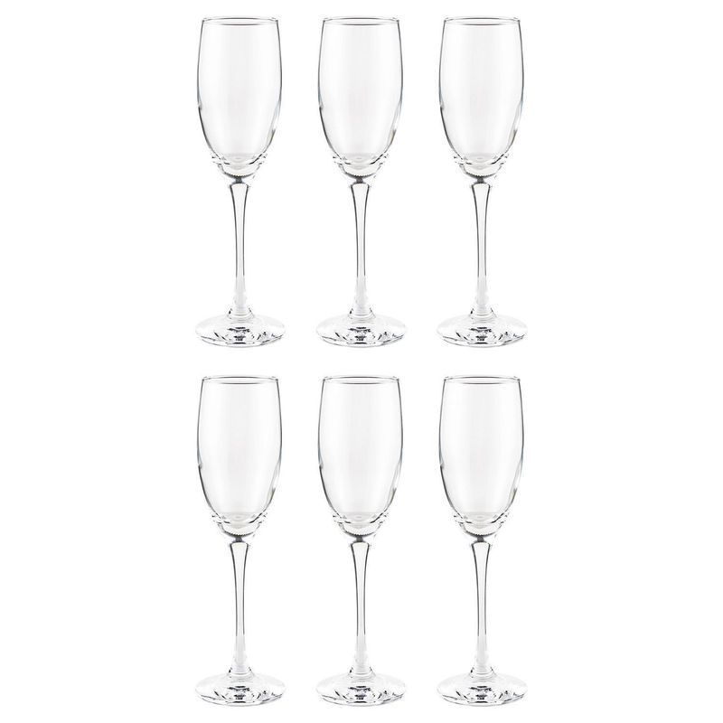NADIR - Set de 6 Copas Champaña 190 ml