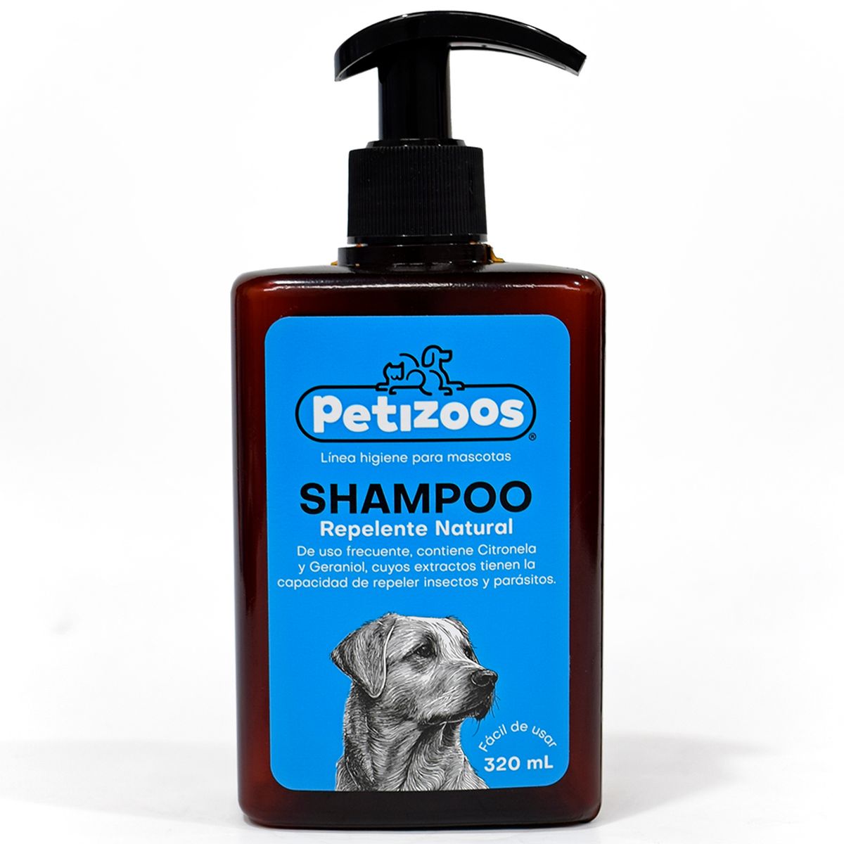 PETIZOOS - Shampoo repelente 320 CC