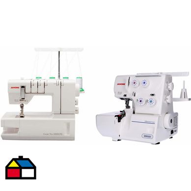Combo mquina colleretera + overlock