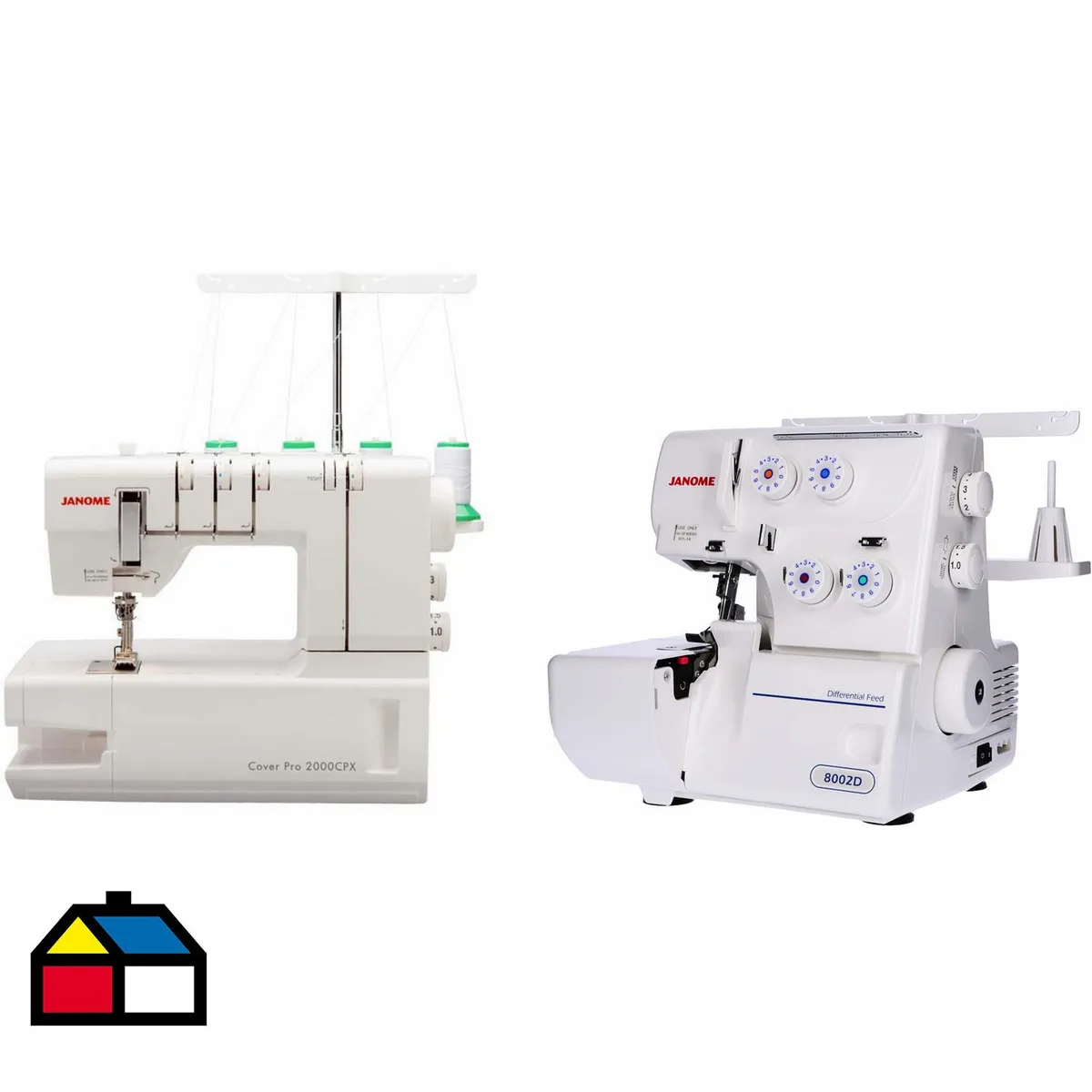 JANOME - Combo máquina colleretera + overlock