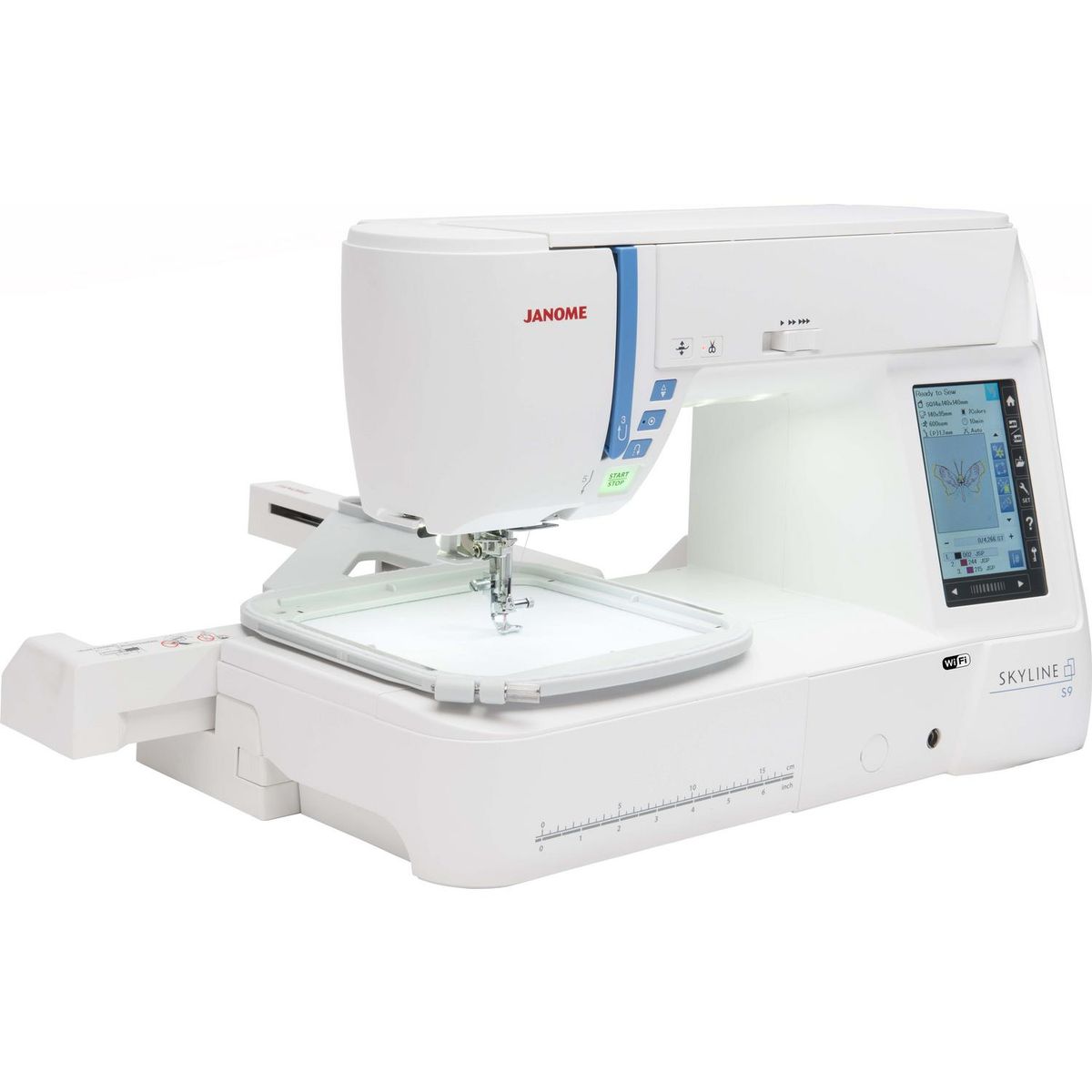 JANOME - Máquina de coser/bordadora eléctrica