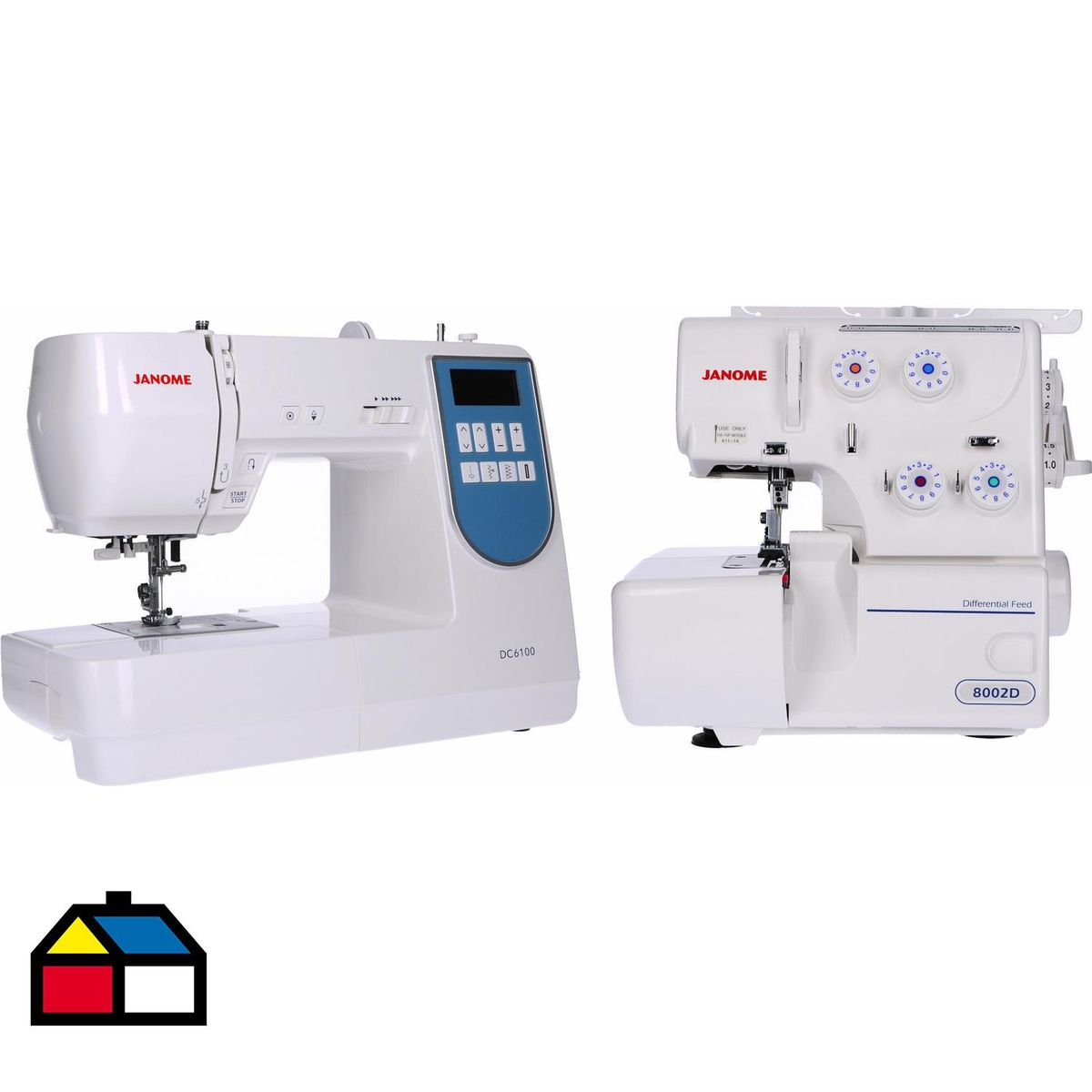 JANOME - Combo máquina de coser + overlock
