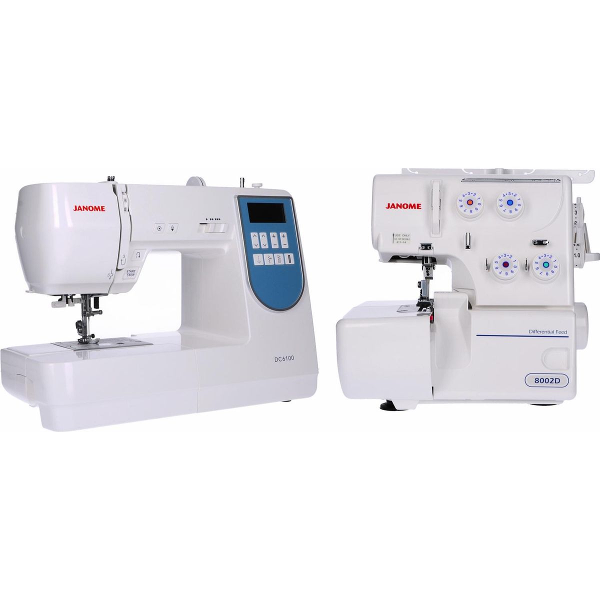 JANOME - Combo máquina de coser + overlock