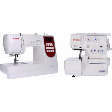 Combo mquina de coser + overlock