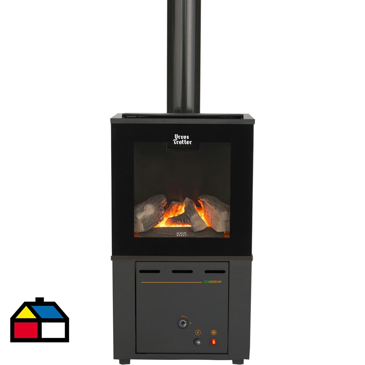 URSUS TROTTER - Calefactor Gas Ecowood MT-8 Negro