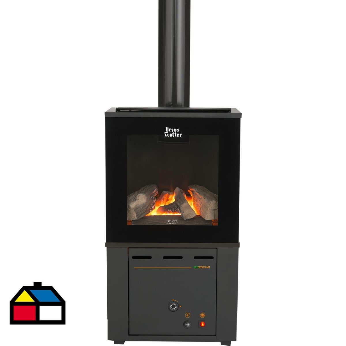 URSUS TROTTER - Calefactor Gas Ecowood MT-8 Negro