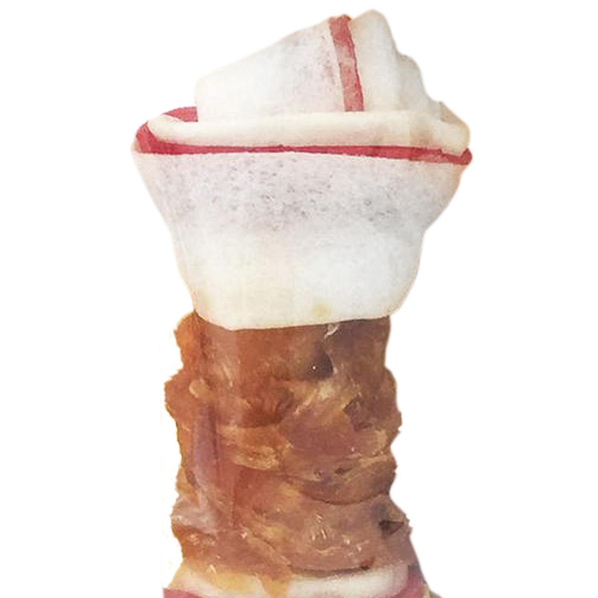 PETS AND FRIENDS - Hueso Triple para Perro Adulto Pollo, Vacuno, Cerdo 0.082 kg