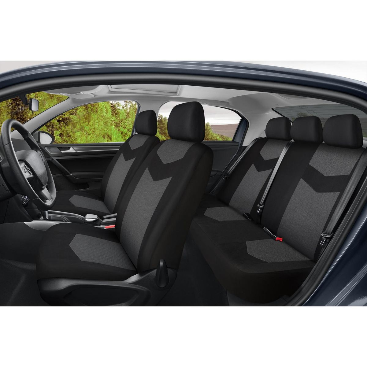 AUTOSTYLE - Cubre Asiento Autostyle Negro Automóvil