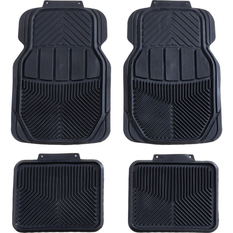 AUTOSTYLE - Protector de piso 4 piezas PVC