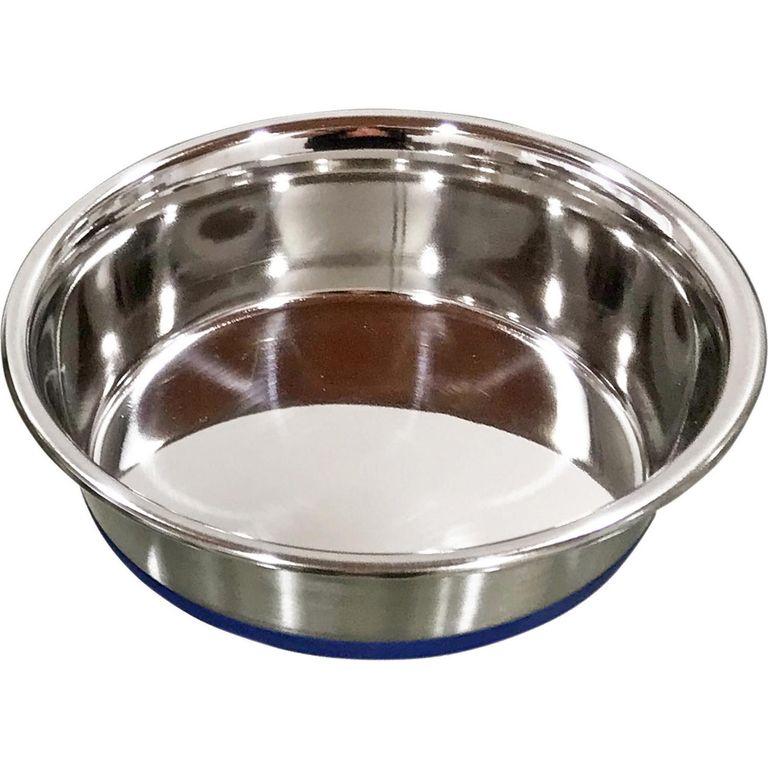 Plato acero inoxidable base caucho 450 ml