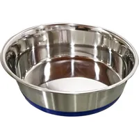 Plato acero inoxidable base caucho 1550 ml