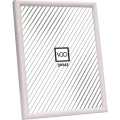 VGO - Marco plástico 30x40 cm blanco