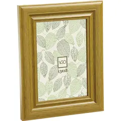 VGO - Marco de Foto Símil Madera 24.5x29.5 cm Natural Plástico