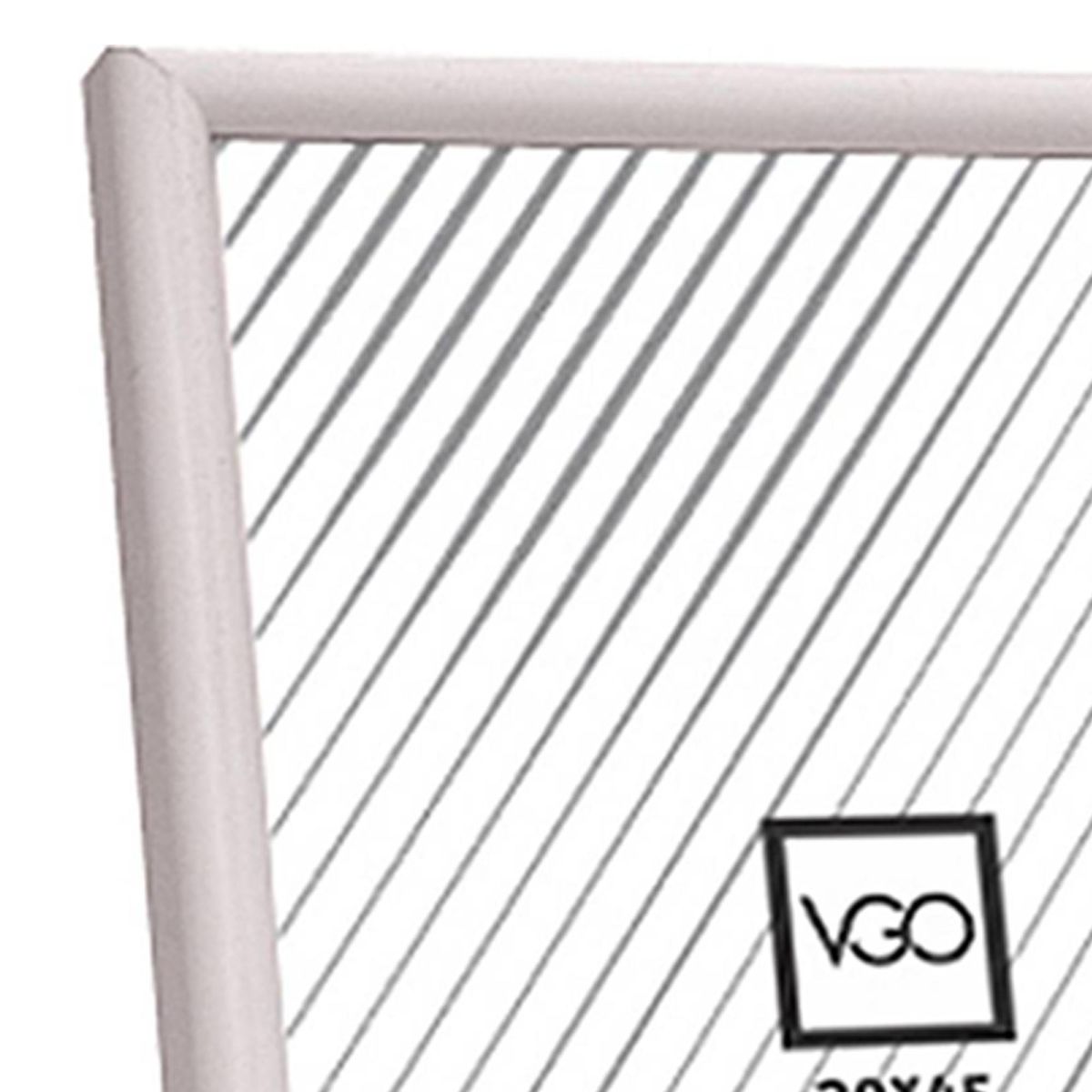VGO - Marco de Foto 13.5x18.5 cm Blanco Plástico