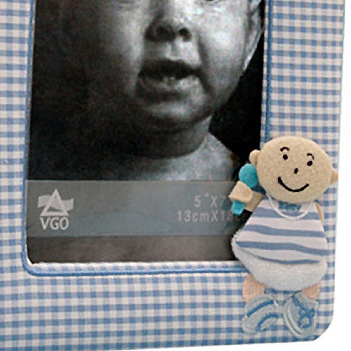 Marco de fotos de tela infantil cuadrille 13x18 cm, marca VGO - Foto 2