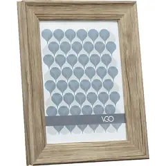 VGO - Marco de Foto Símil Madera 20x25 cm Natural Plástico