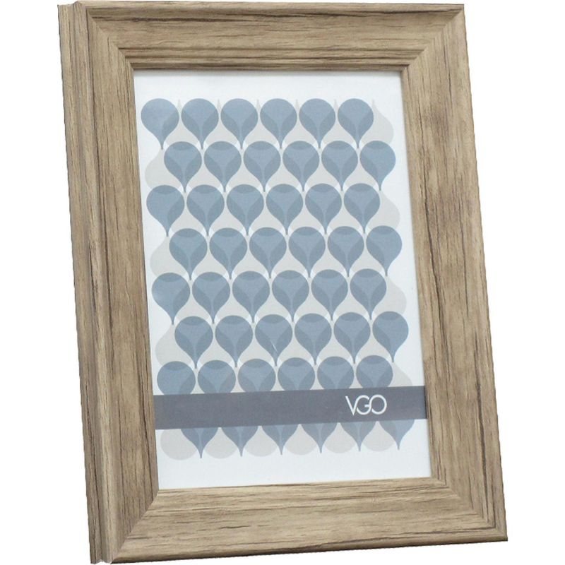 VGO - Marco de fotos ancho simil madera 20x25 cm