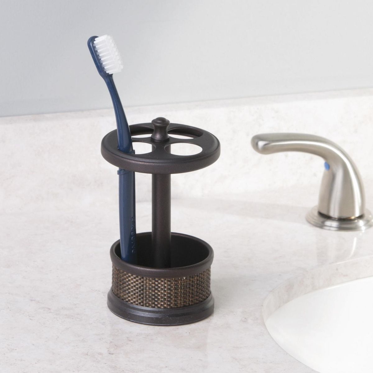 INTERDESIGN - Portacepillo Twillo bronce