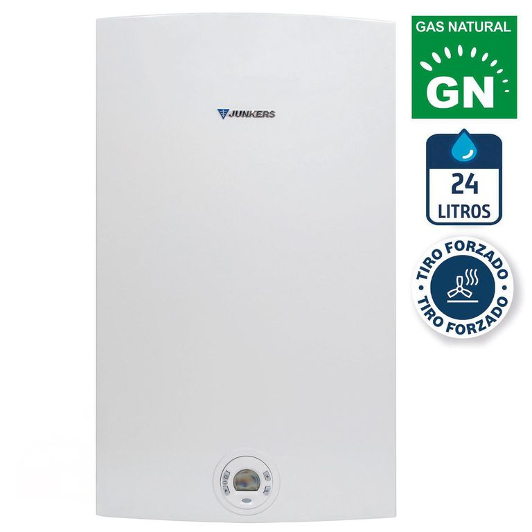 Calefont 24 Litros Gas Natural Tiro Forzado Microturbina