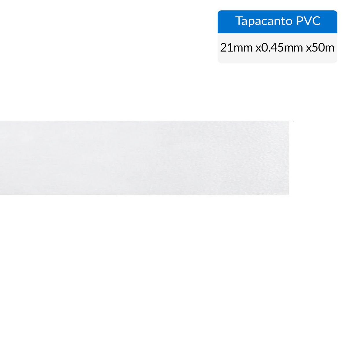 DVP - Tapacanto PVC Blanco 21x0,45 mm 50 m