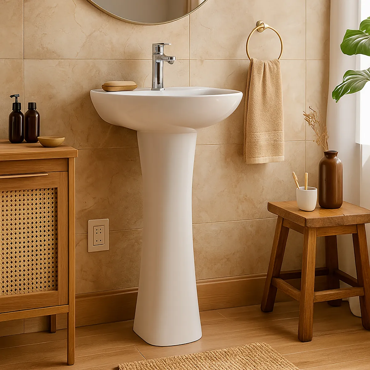 FANALOZA - Pedestal 66 cm cerámica