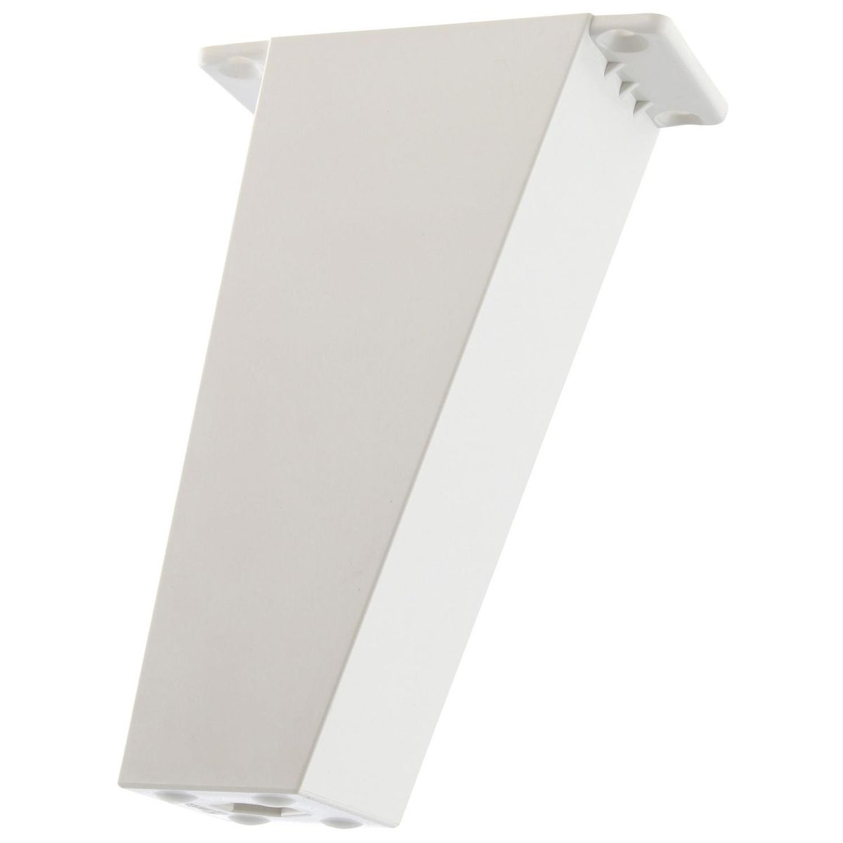 FIXSER - Pata inclinada abs blanca 120 mm