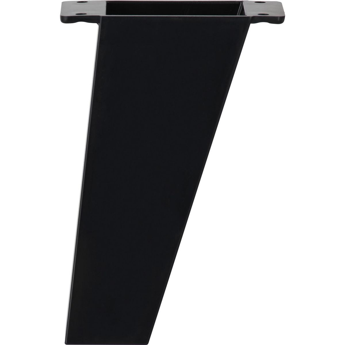 FIXSER - Pata inclinada abs negra 120 mm