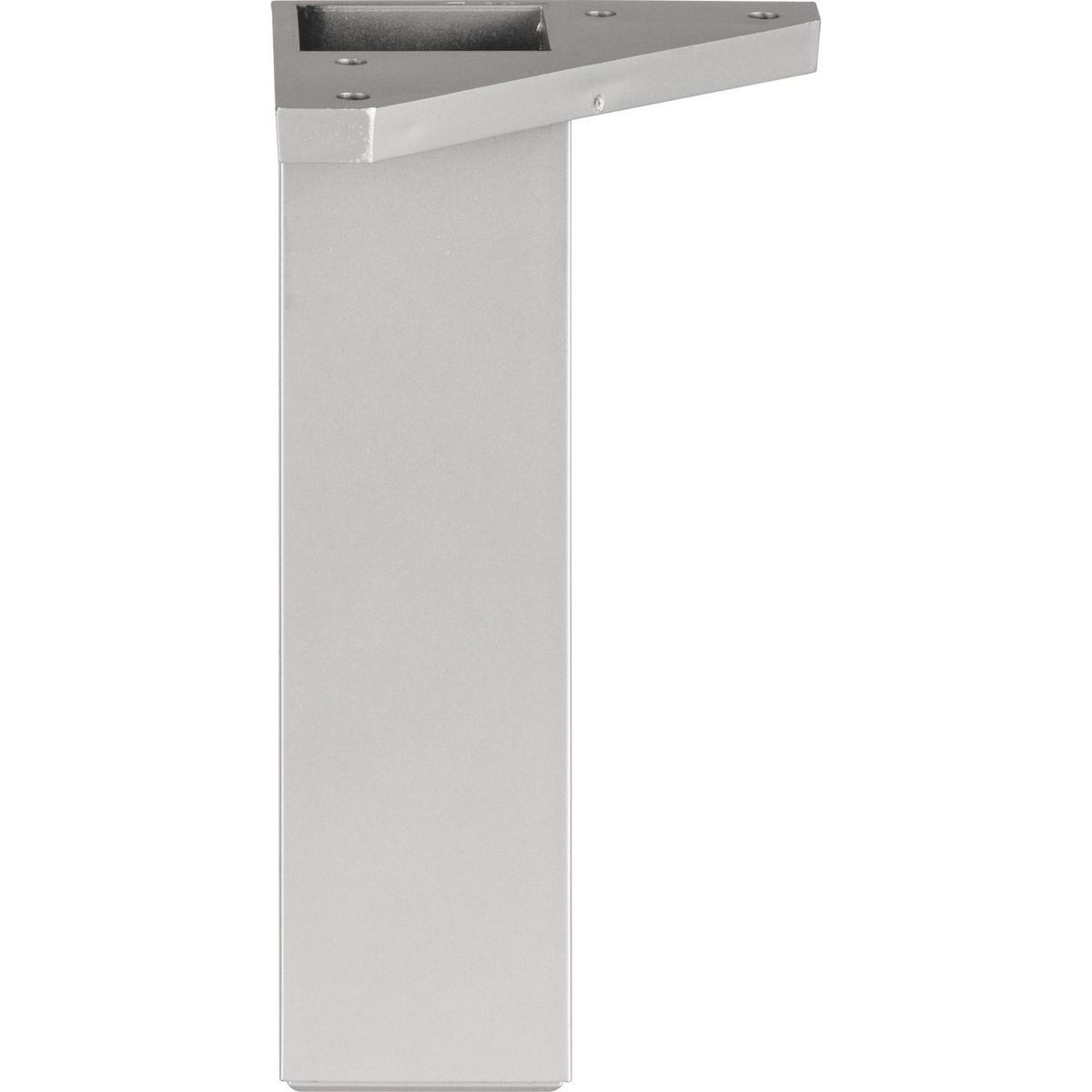 FIXSER - Pata cuadrada abs aluminio mate 40x150 mm