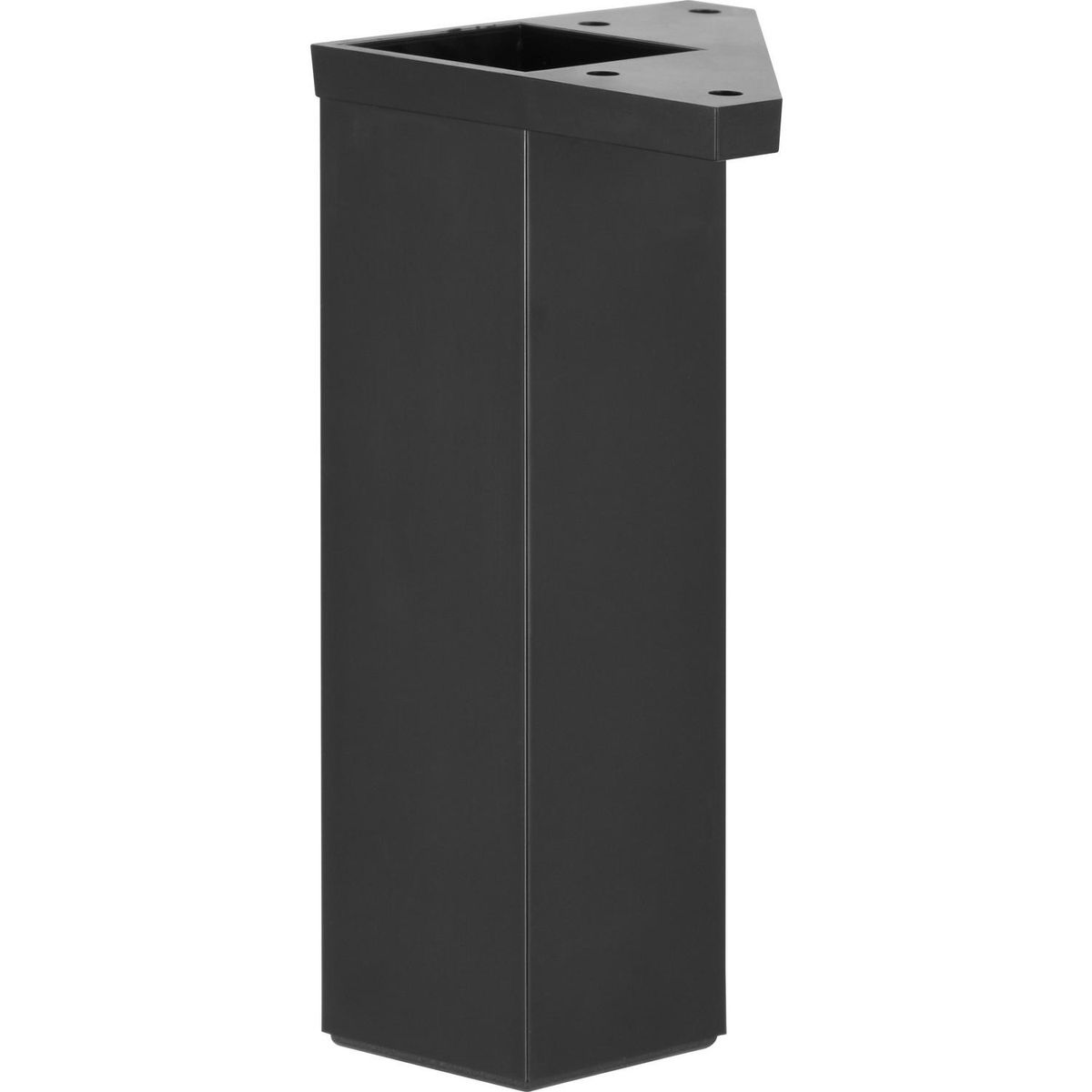 FIXSER - Pata cuadrada abs negro 40x150 mm