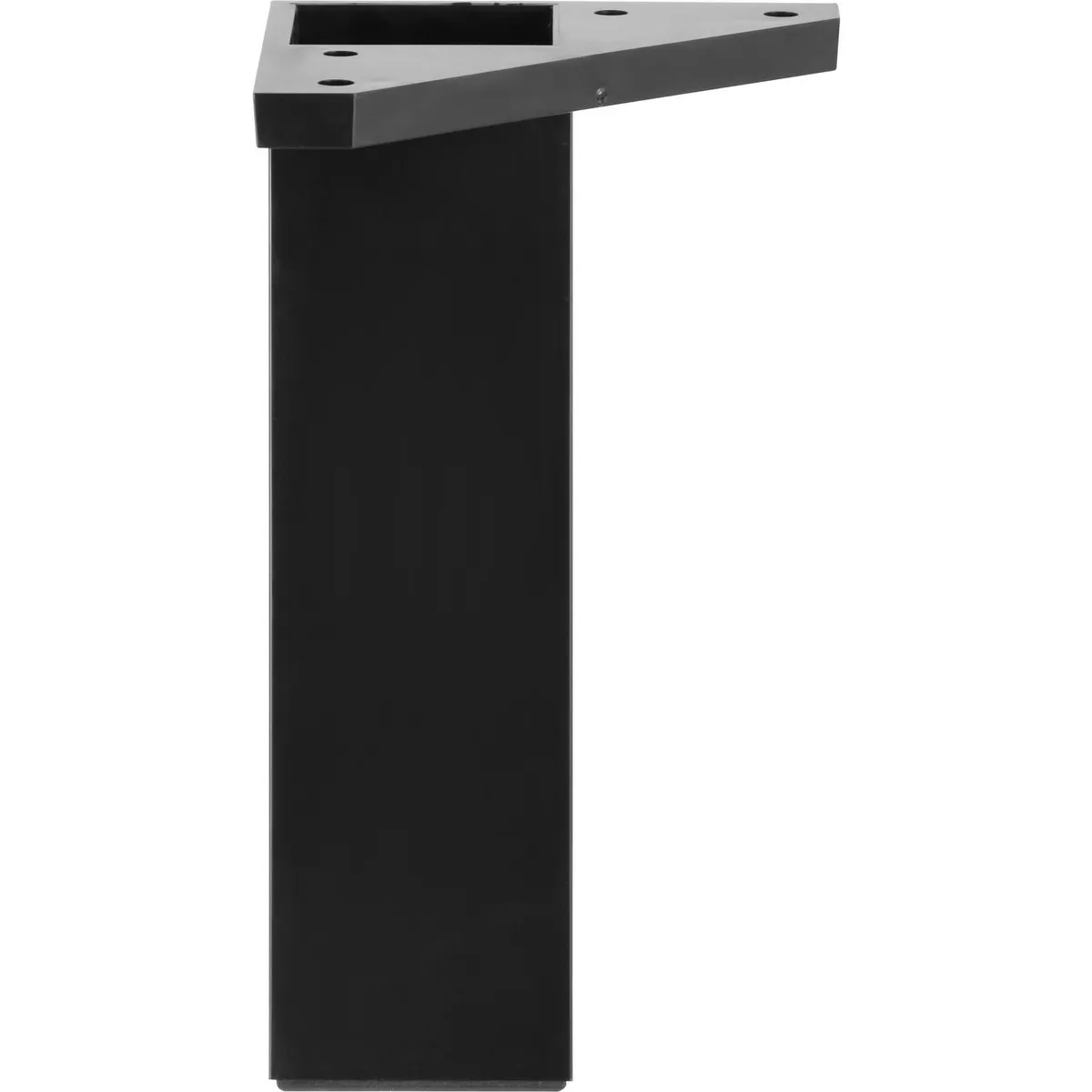 FIXSER - Pata cuadrada abs negro 40x150 mm