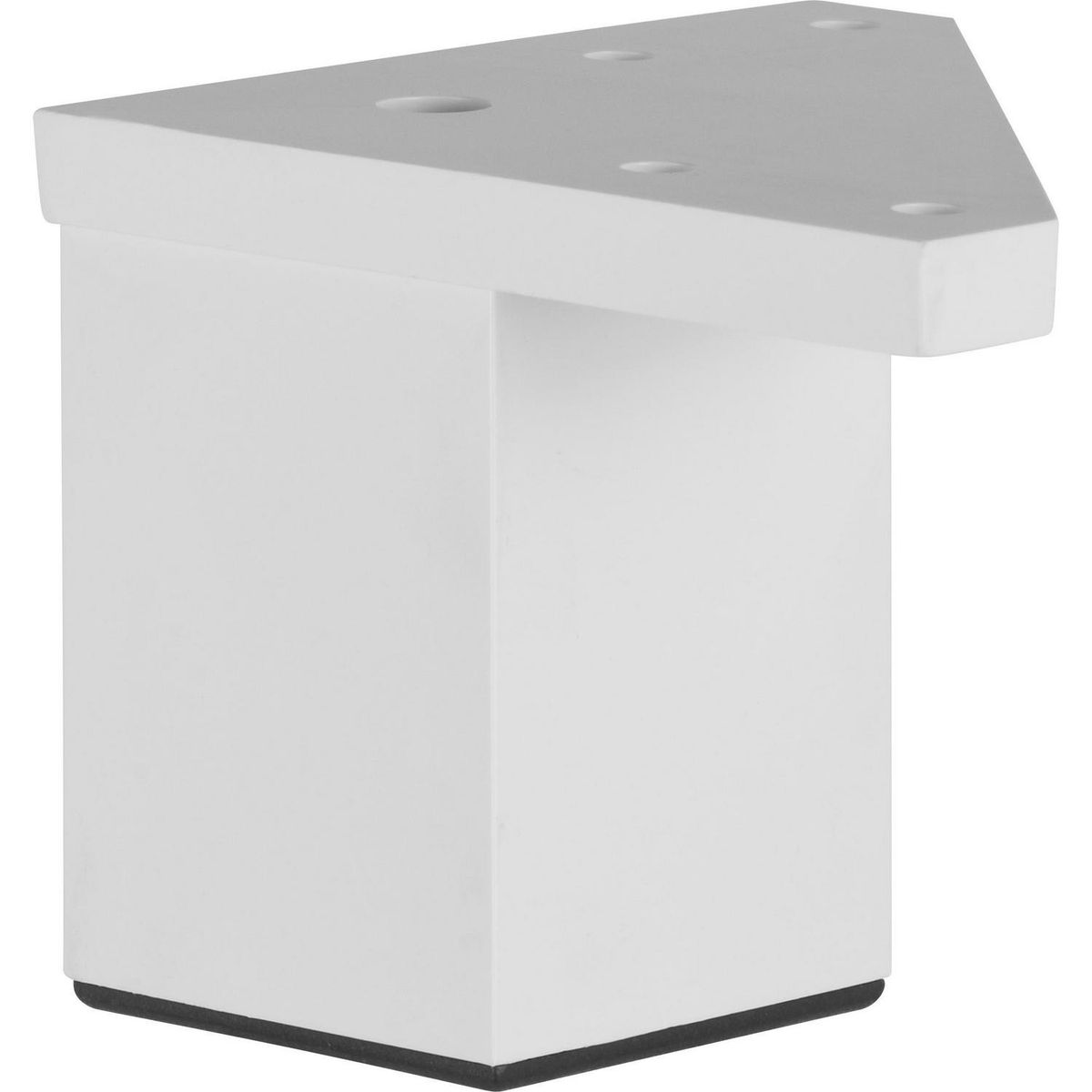 FIXSER - Pata cuadrada abs blanco 40x60 mm