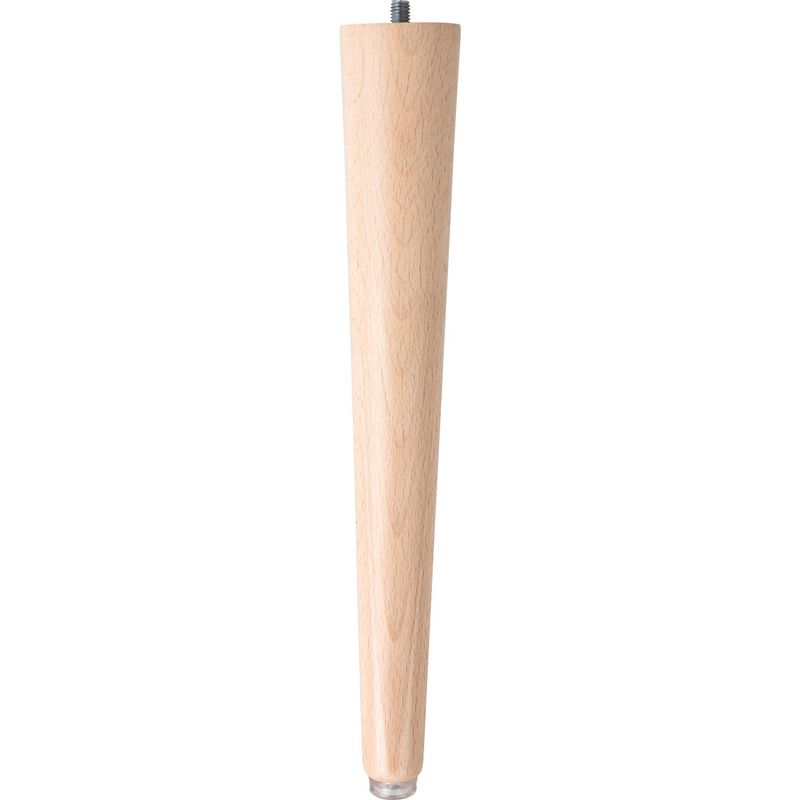 FIXSER - Pata madera conic laca natural 300 mm