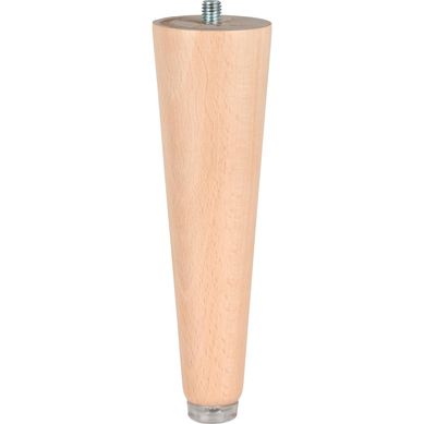 Pata madera conic laca natural 150 mm