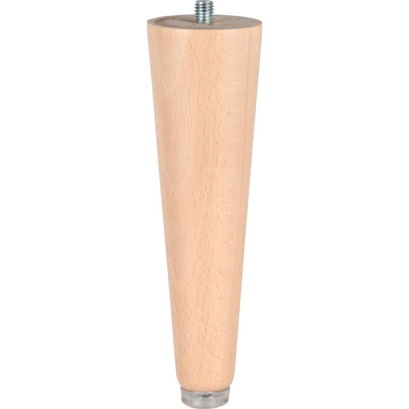 FIXSER - Pata madera conic laca natural 150 mm