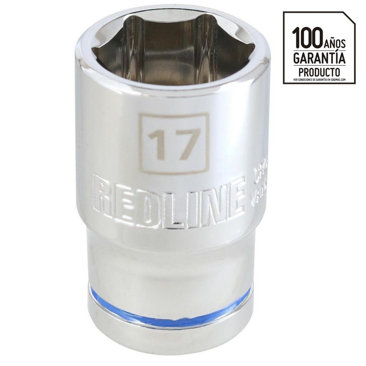 REDLINE - Dado 17mm mdo 1/2 pulgadas