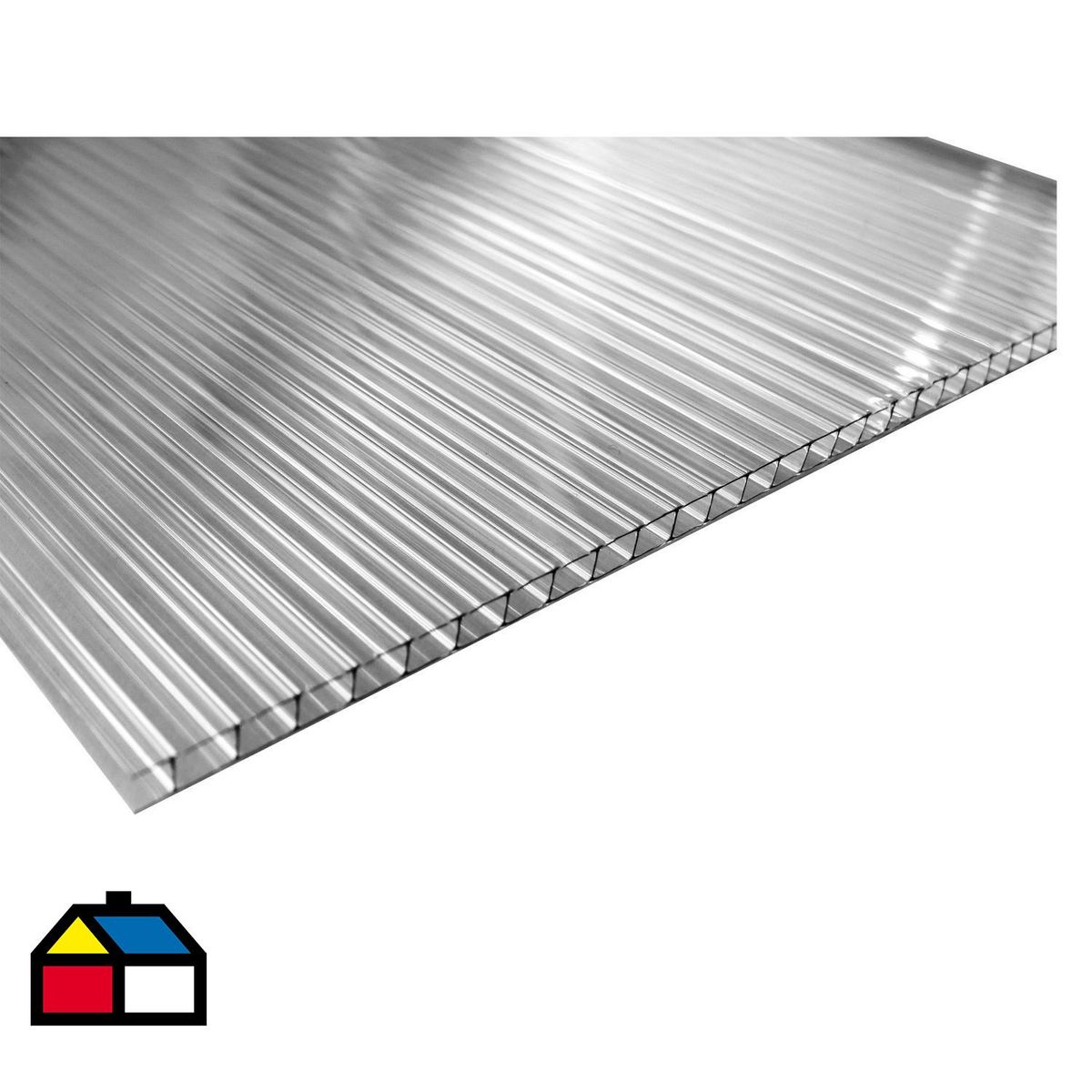 DVP - Plancha Policarbonato Alveolar 6 mm 210x350 cm Gris