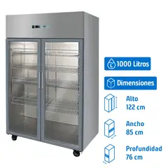 MAIGAS - Refrigerador Industrial 2 Puerta(s) 1000 Litros Inox AS10G2